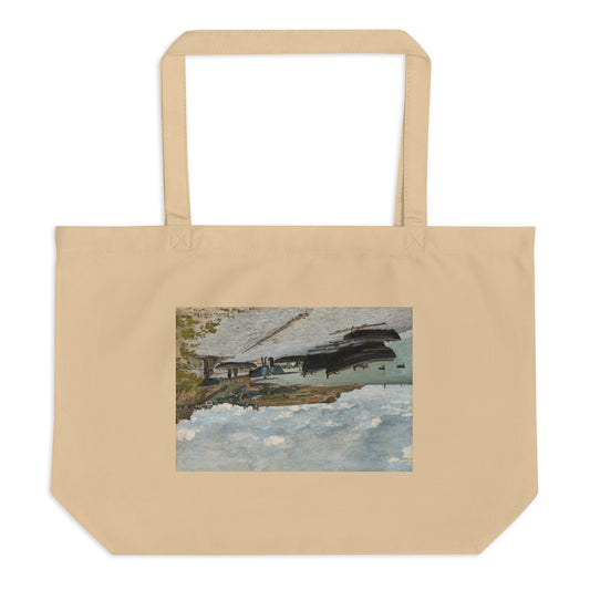 Large organic tote bag